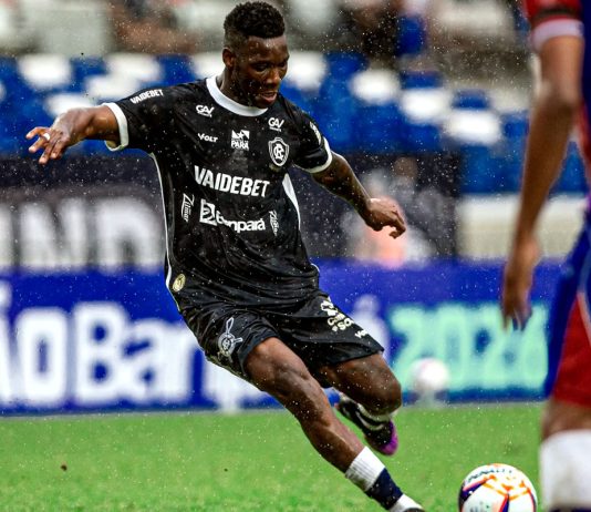 Patrick de Paula minimiza “queda de rendimento” na carreira e projeta retomada no Remo Remo 2×1 Bragantino (Patrick de Paula) – Foto: Samara Miranda (Clube do Remo)