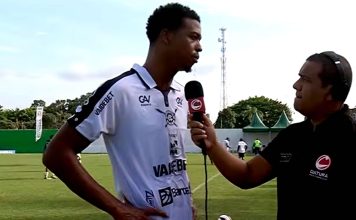 São Francisco 0×0 Remo (Carlinhos) – Foto: Reprodução (TV Cultura)