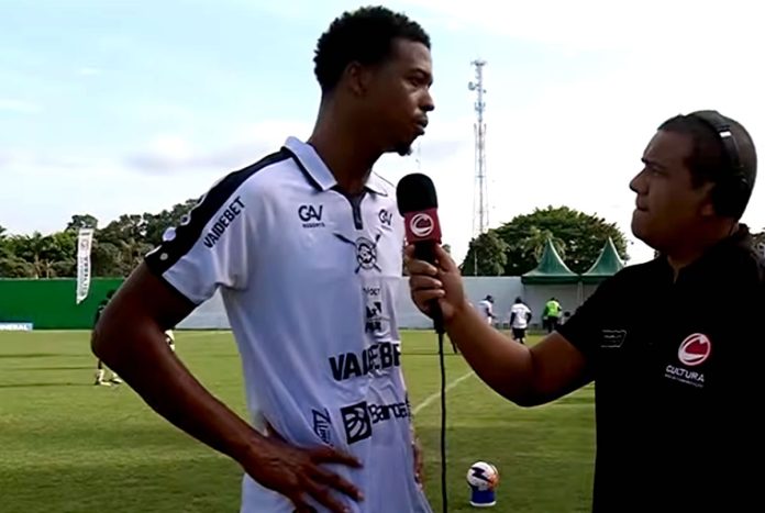 São Francisco 0×0 Remo (Carlinhos) – Foto: Reprodução (TV Cultura)