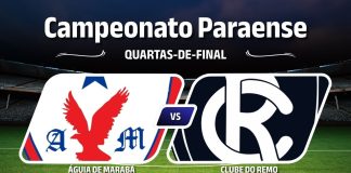 Águia de Marabá × Remo pelas quartas-de-final do Campeonato Paraense 2026