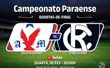 Águia de Marabá × Remo pelas quartas-de-final do Campeonato Paraense 2026