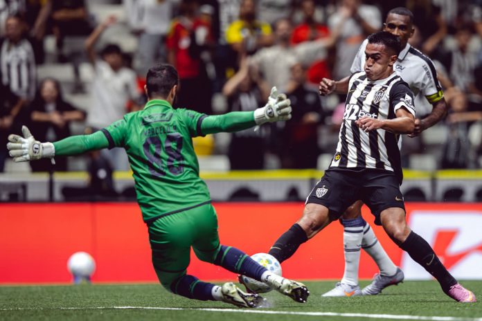 Atlético-MG 3×3 Remo (Marcelo Rangel e Marllon) – Foto: Pedro Souza