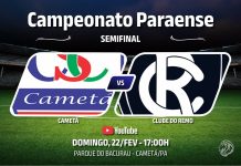 Cametá × Remo pela semifinal do Campeonato Paraense 2026
