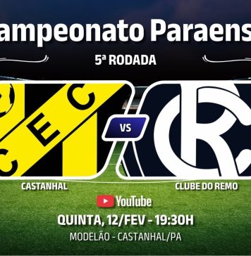Castanhal × Remo pela 5ª rodada do Campeonato Paraense 2026