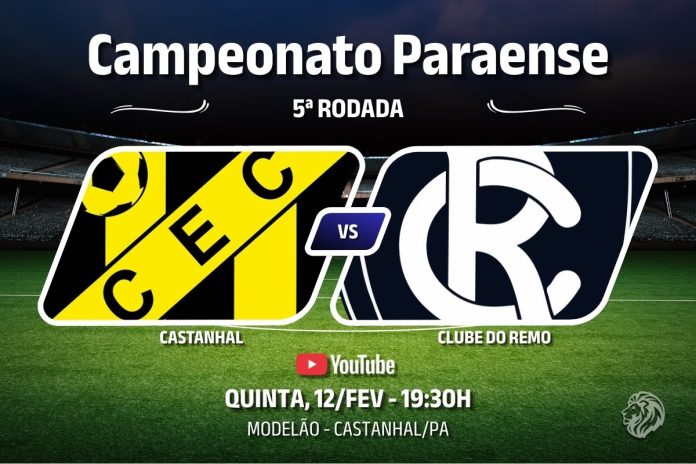 Castanhal × Remo pela 5ª rodada do Campeonato Paraense 2026
