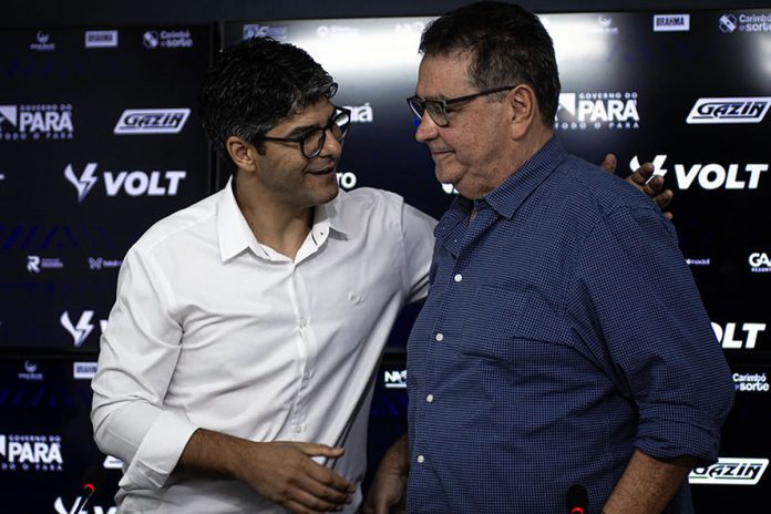 Luís Vagner Vivian e Antônio Carlos Teixeira – Foto: Samara Miranda (Clube do Remo)