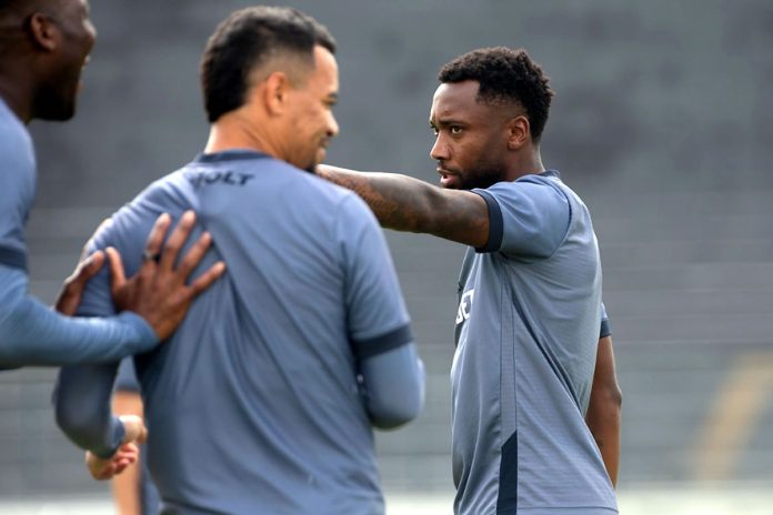 Patrick de Paula, Yago Pikachu e Sávio – Foto: Samara Miranda (Clube do Remo) Patrick de Paula, Yago Pikachu e Sávio – Foto: Samara Miranda (Clube do Remo)