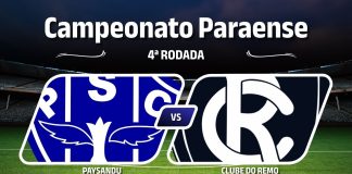 Paysandu × Remo pela 4ª rodada do Campeonato Paraense 2026