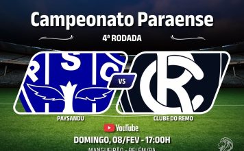 Paysandu × Remo pela 4ª rodada do Campeonato Paraense 2026