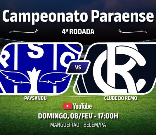 Paysandu × Remo pela 4ª rodada do Campeonato Paraense 2026