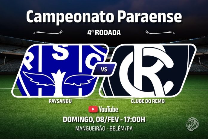 Paysandu × Remo pela 4ª rodada do Campeonato Paraense 2026