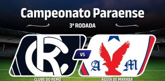 Remo × Águia de Marabá pela 3ª rodada do Campeonato Paraense 2026