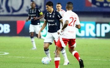 Vitor Bueno diz que acertou com o Remo motivado “totalmente pelo coração” e pede união: “A vitória vai vir” Remo 1×1 Internacional-RS (Vitor Bueno) – Foto: Igor Mota (O Liberal)