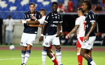 Leão em contradição de resultados Remo 1×1 Internacional-RS (Leonel Picco, João Pedro e Kayky) – Foto: Igor Mota (O Liberal)