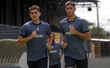 Remo ativa modo “Série A” e vai com força máxima contra o Águia Vitor Bueno e Leonel Picco – Foto: Samara Miranda (Clube do Remo)