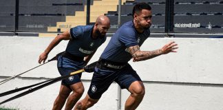 Zé Welison e Yago Pikachu – Foto: Samara Miranda (Clube do Remo)