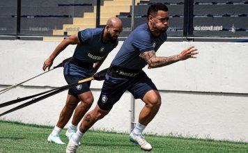 Zé Welison e Yago Pikachu – Foto: Samara Miranda (Clube do Remo)