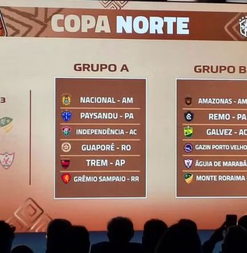 CBF divulga grupos da 1ª fase da Copa Norte Chaveamento da Copa Norte 2026 – Foto: Márcio Menezes