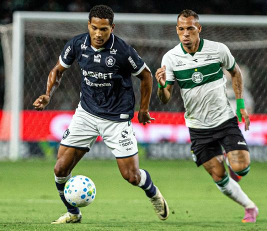 João Lucas confirma lesão grave e está fora do restante da temporada Coritiba-PR 1×0 Remo (João Lucas) – Foto: Raul Martins (Clube do Remo)