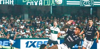 Coritiba-PR 1×0 Remo (Alef Manga e Vitor Bueno) – Foto: Gabriel Machado