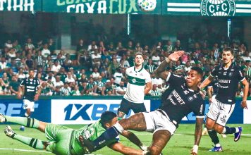 Coritiba-PR 1×0 Remo (Alef Manga e Vitor Bueno) – Foto: Gabriel Machado