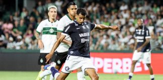 Remo perde para o Coritiba-PR e segue sem vencer na Série A do Brasileirão Coritiba-PR 1×0 Remo (Zé Ricardo) – Foto: Robson Mafra