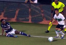 Barrado por Osorio, Sávio entrega gol e vira alvo da torcida Coritiba-PR 1×0 Remo (Sávio) – Foto: Reprodução (Premiere)