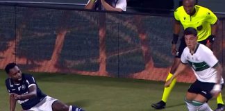 Barrado por Osorio, Sávio entrega gol e vira alvo da torcida Coritiba-PR 1×0 Remo (Sávio) – Foto: Reprodução (Premiere)