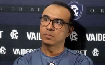 Auxiliar do Remo vê influência da arbitragem em derrota na Copa Norte Felipe Surian – Foto: Reprodução (RemoTV)