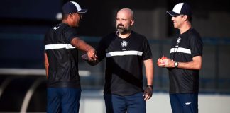 Felipe Surian, Flávio Garcia e Léo Condé – Foto: Raul Martins (Clube do Remo)