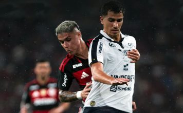 Vitor Bueno vê pontos positivos contra o Flamengo-RJ, mas diz que Remo precisa “começar a ganhar” Flamengo-RJ 3×0 Remo (Vitor Bueno) – Foto: Raul Martins (Clube do Remo)