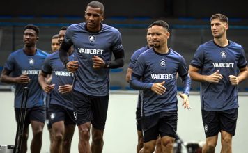 Marllon, Yago Pikachu e Leonel Picco – Foto: Raul Martins (Clube do Remo)