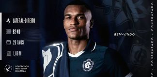 Remo anuncia novo lateral-direito Matheus Alexandre – Foto: Divulgação (Clube do Remo)