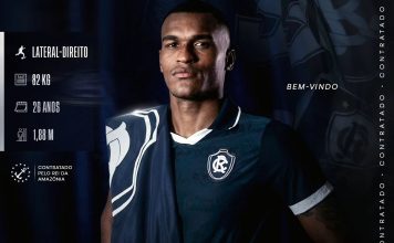 Remo anuncia novo lateral-direito Matheus Alexandre – Foto: Divulgação (Clube do Remo)