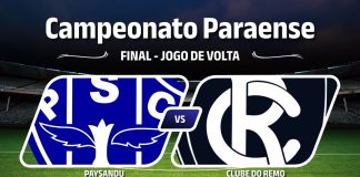 Remo × Paysandu pela partida de volta da final do Campeonato Paraense 2026