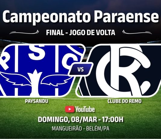 Remo × Paysandu pela partida de volta da final do Campeonato Paraense 2026