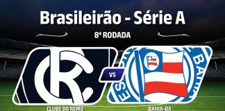 Remo × Bahia-BA pela 8ª rodada da Série A do Campeonato Brasileiro 2026