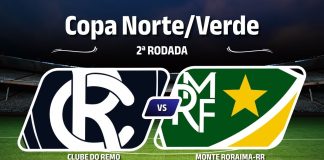 Remo × Monte Roraima-RR, pela 2ª rodada da Copa Norte/Verde 2026