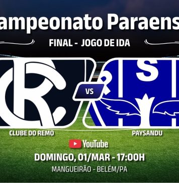 Assista ao vivo a final do Parazão 2026: Remo × Paysandu Remo × Paysandu pela partida de ida da final do Campeonato Paraense 2026