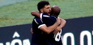 Presidente azulino vê vitória como “divisor de águas” na Série A: “Começo de uma grande sequência de vitórias” Remo 4×1 Bahia-BA (Gabriel Taliari e Patrick) – Foto: Reprodução (Premiere)