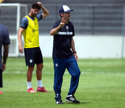 Diego Hernandez, Léo Andrade e Léo Condé – Foto: Samara Miranda (Clube do Remo)