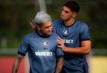 Remo encara o Grêmio-RS fora de casa pela 10ª rodada da Série A Diego Hernandez e Leonel Picco – Foto: Raul Martins (Clube do Remo)