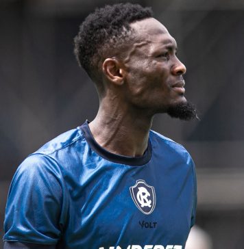 Tchamba projeta melhora do Remo no ano e comenta possibilidade de retorno à seleção camaronesa Duplexe Tchamba – Foto: Samara Miranda (Clube do Remo)