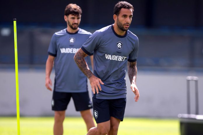 Gabriel Taliari e Marcelinho – Foto: Samara Miranda (Clube do Remo)