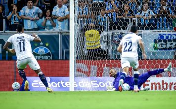 Grêmio-RS 0×0 Remo (Alef Manga e Yago Pikachu) – Foto: Lucas Uebel