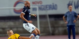 Volante cita trabalho de Léo Condé e projeta jogo contra o Vasco-RJ: “Fazer valer o mando de campo” Remo 1×0 Amazonas-AM (Zé Welison) – Foto: Samara Miranda (Clube do Remo)