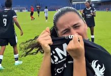 Remo 2×1 Paraíso-TO (futebol feminino) – Foto: Reprodução (RemoTV)