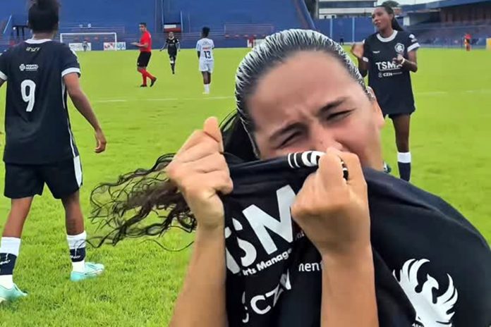 Remo 2×1 Paraíso-TO (futebol feminino) – Foto: Reprodução (RemoTV)