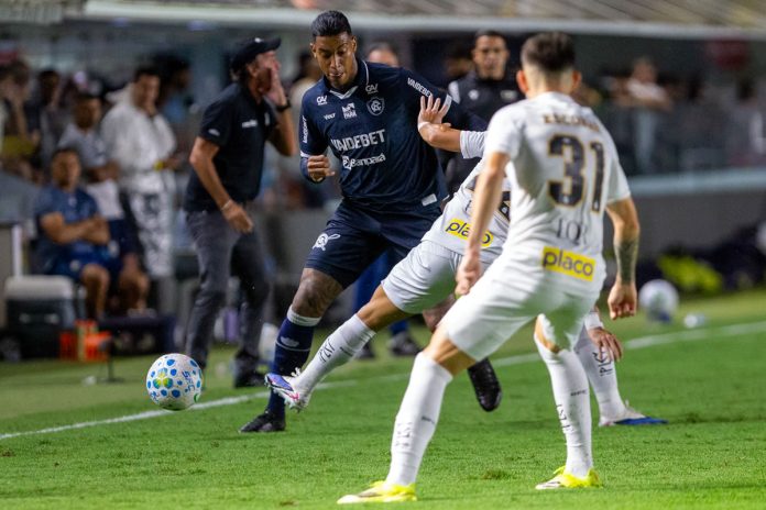 Santos-SP 2×0 Remo (Alef Manga) – Foto: Raul Martins (Clube do Remo)