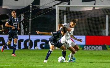 Léo Condé destaca atuação do Remo apesar de derrota para o Santos-SP Santos-SP 2×0 Remo (Leonel Picco e Gabriel Taliari) – Foto: Raul Martins (Clube do Remo)